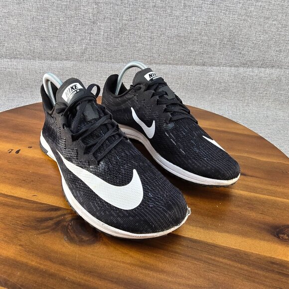 Nike‎ Zoom Pegasus 35 Turbo Black/White Running Shoes Womens Size 7 Sneakers - Picture 2 of 14